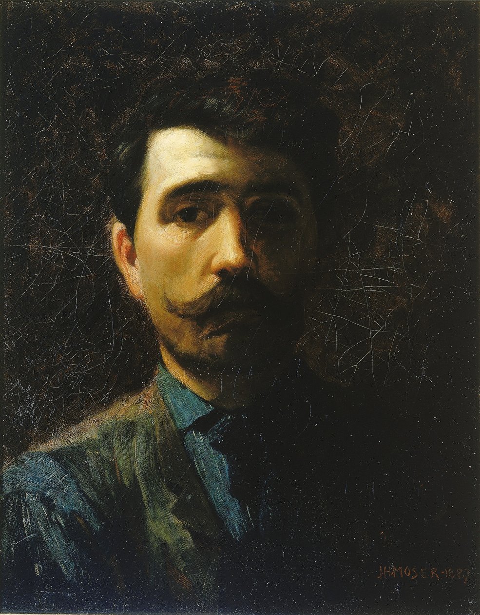 Autoportrait - James Henry Moser
