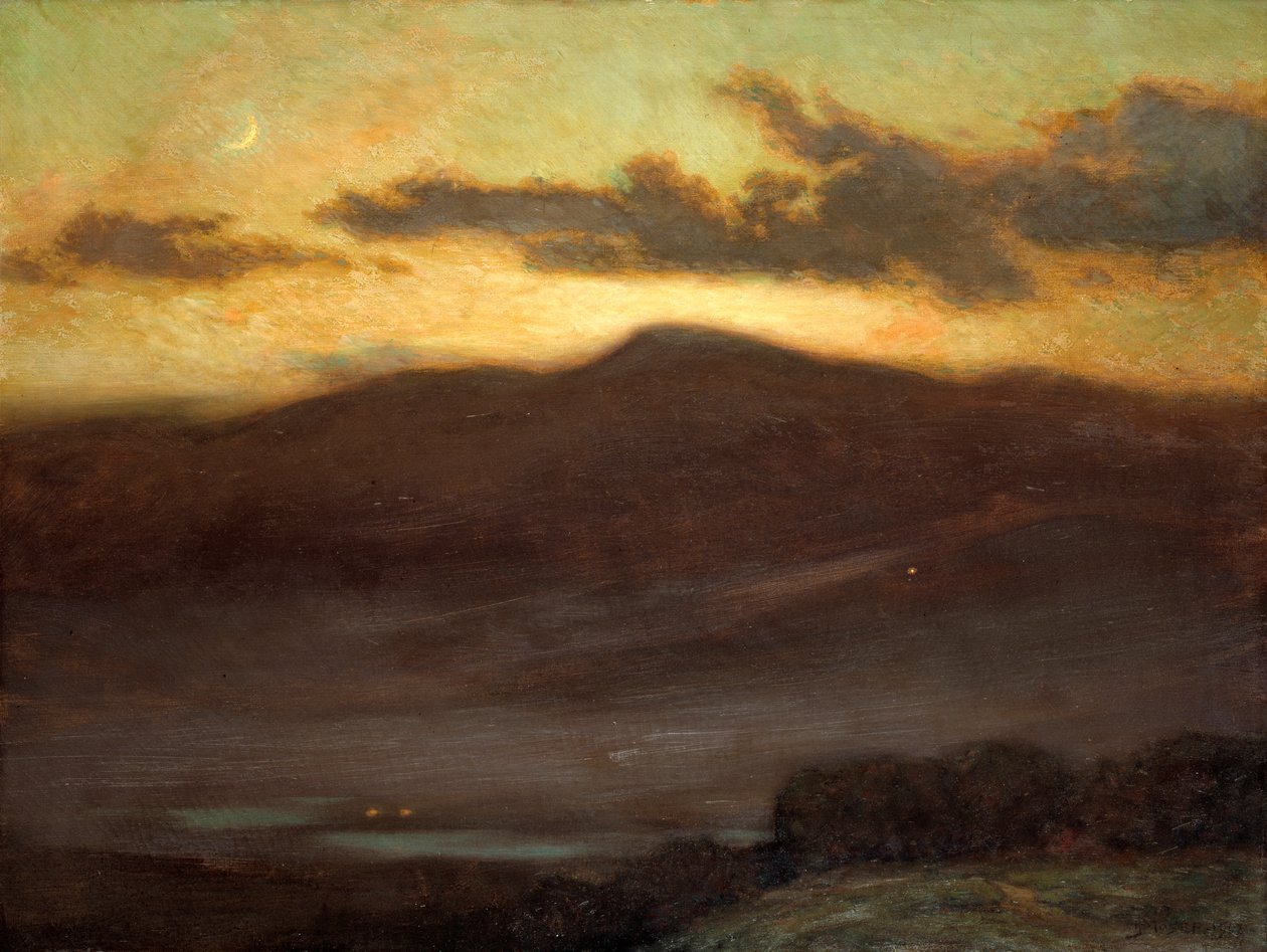 Coucher de soleil, Mont McIntyre, 1907 - James Henry Moser