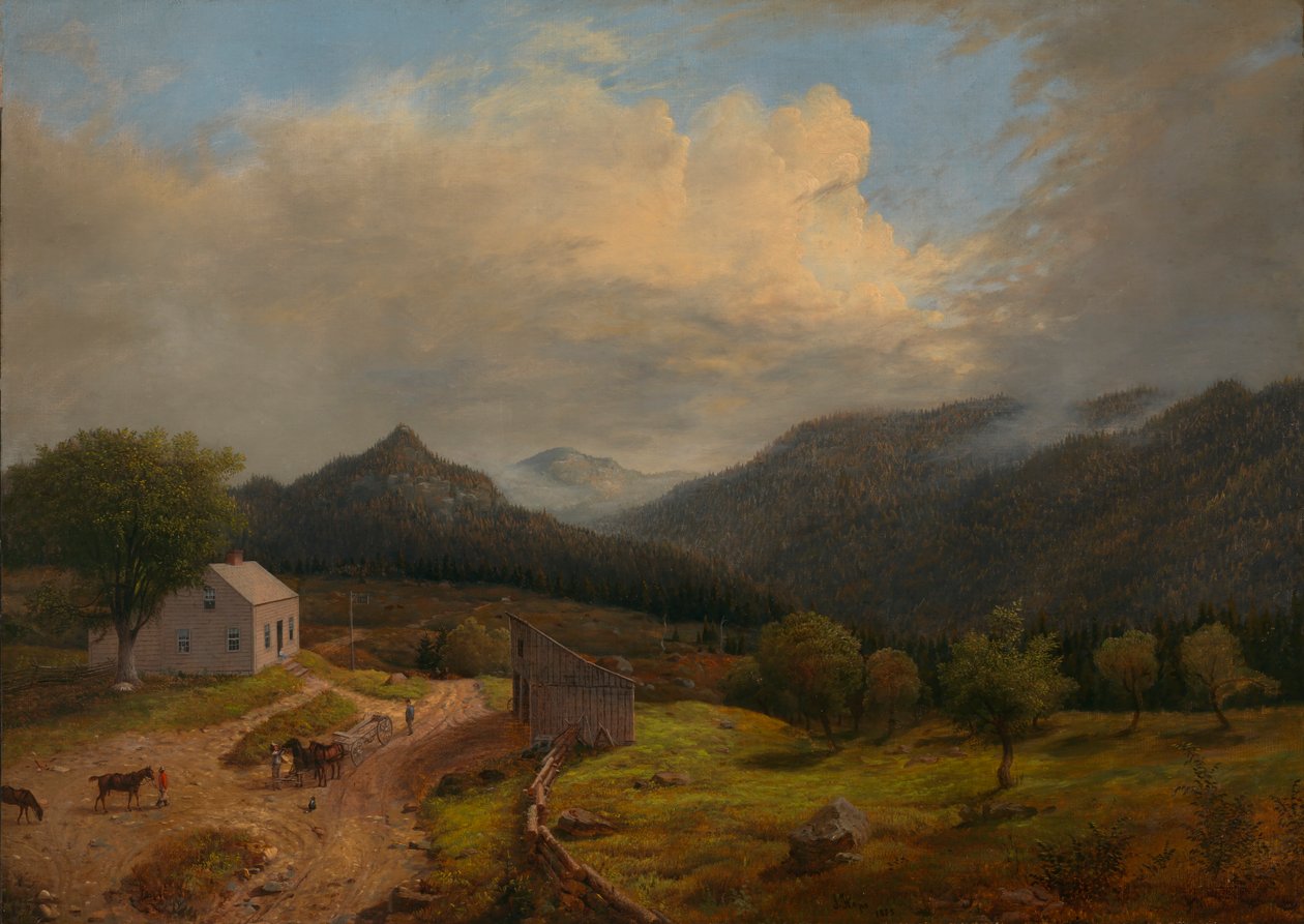 Taverne à New Boston, Vermont, 1855 - James Hope