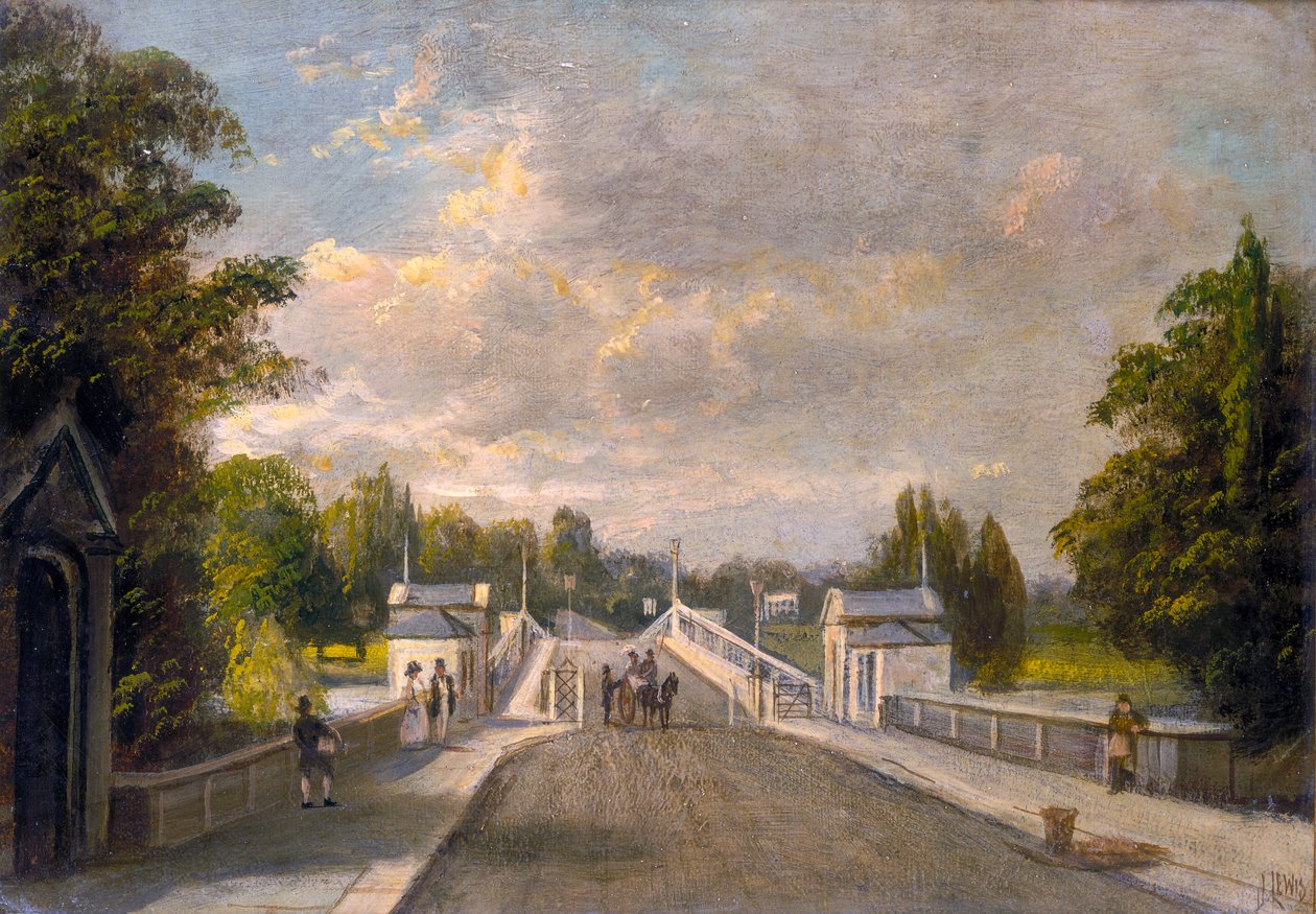 Pont de Richmond, fin du 19ème siècle - James Isaiah Lewis