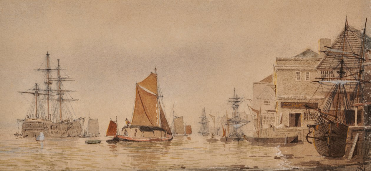 Coucher de soleil sur la rivière Medway - James Lawson Stewart
