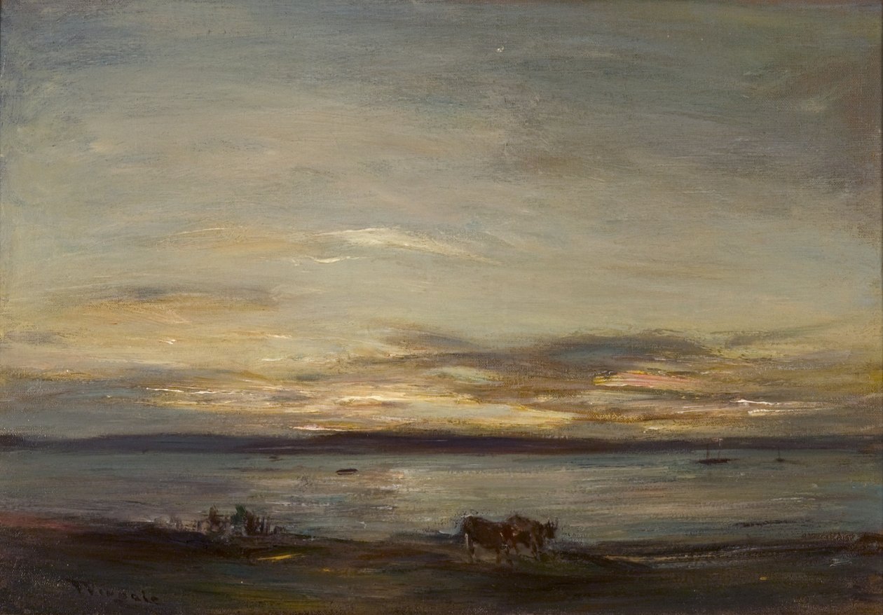 Coucher de soleil doré, Fairlie - James Lawton Wingate