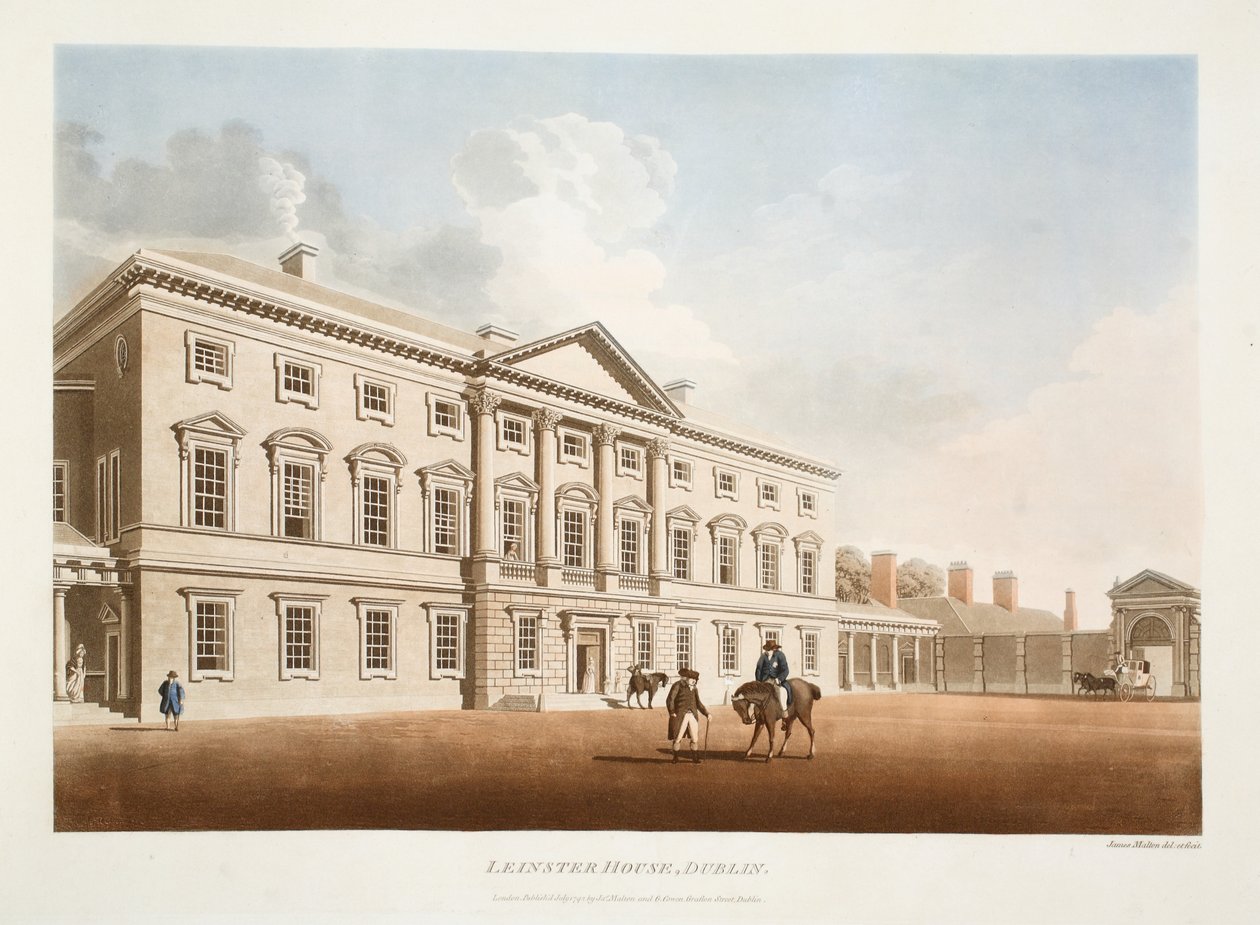 Leinster House, Dublin, 1792 - James Malton