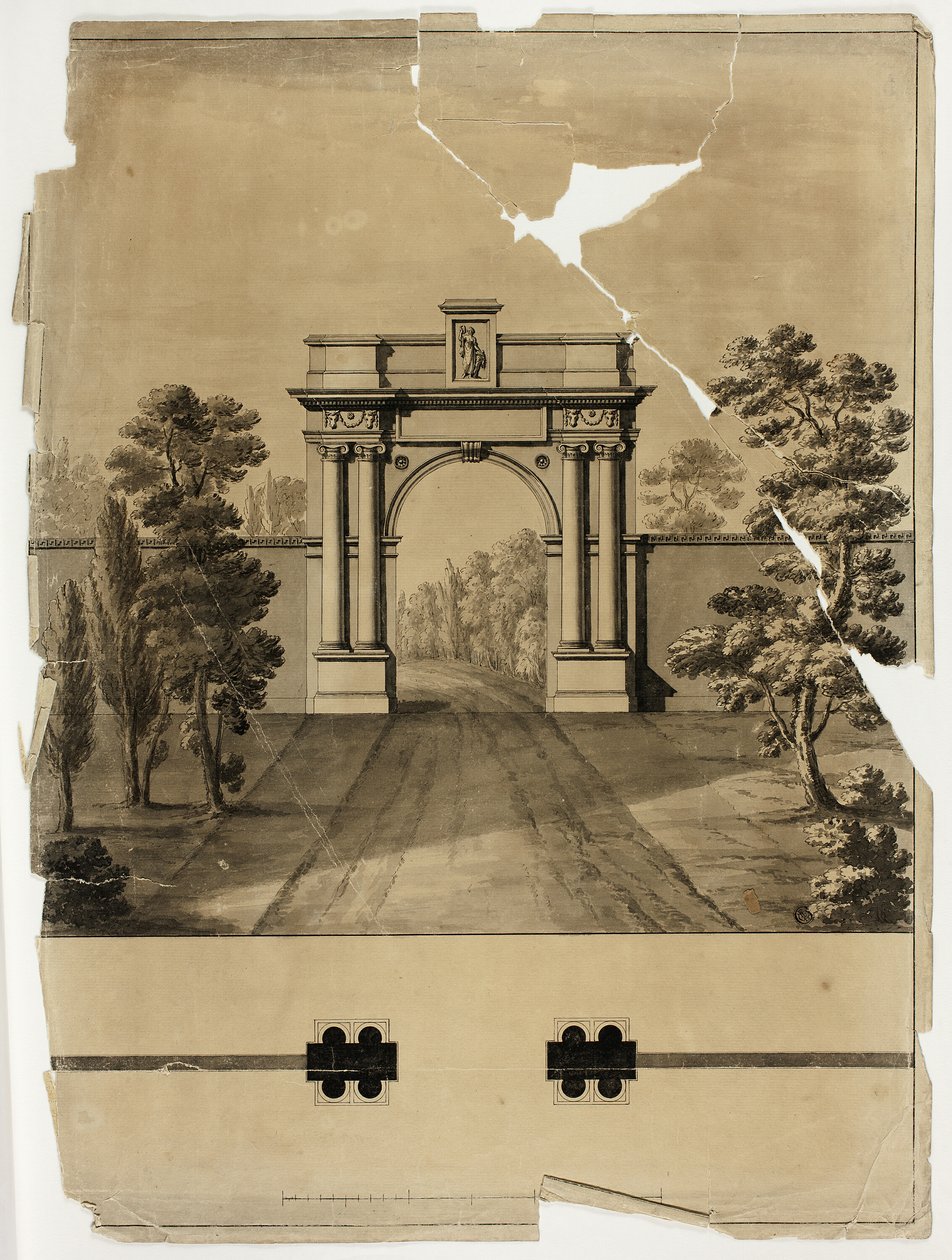 Entrée monumentale du cimetière - James Malton