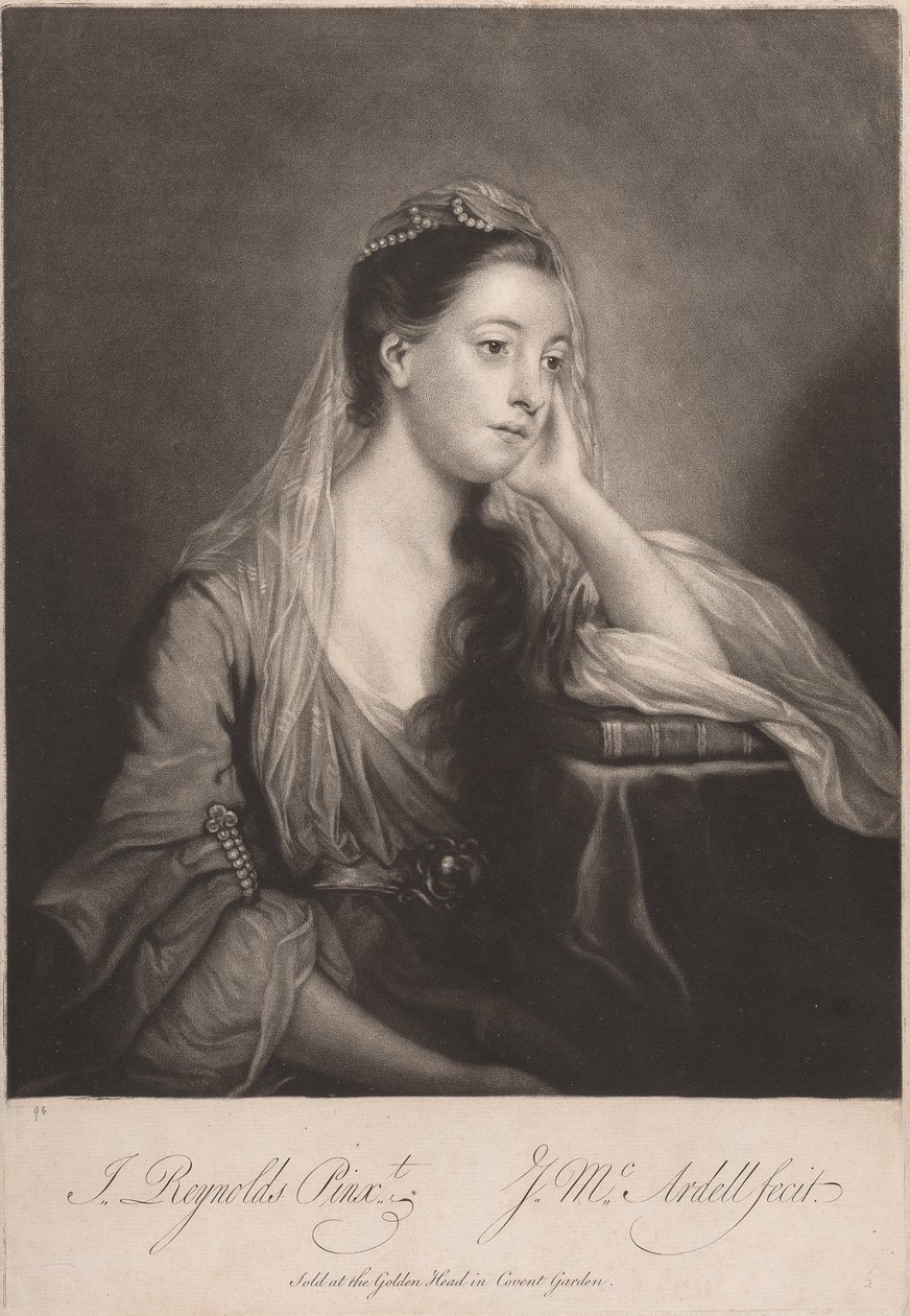 Miss Horneck - James McArdell