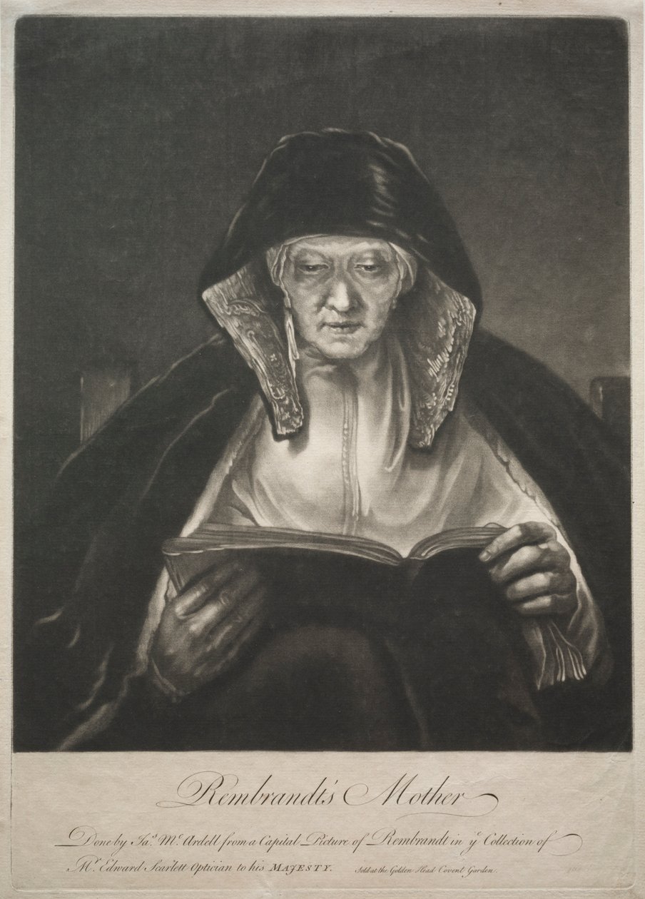 La mère de Rembrandt - James McArdell