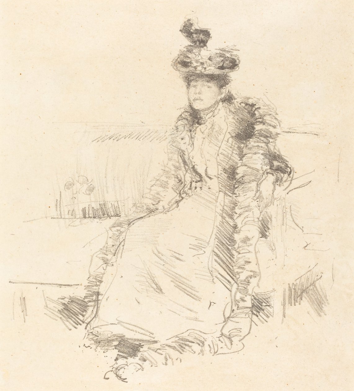 Une dame assise - James Abbott McNeill Whistler
