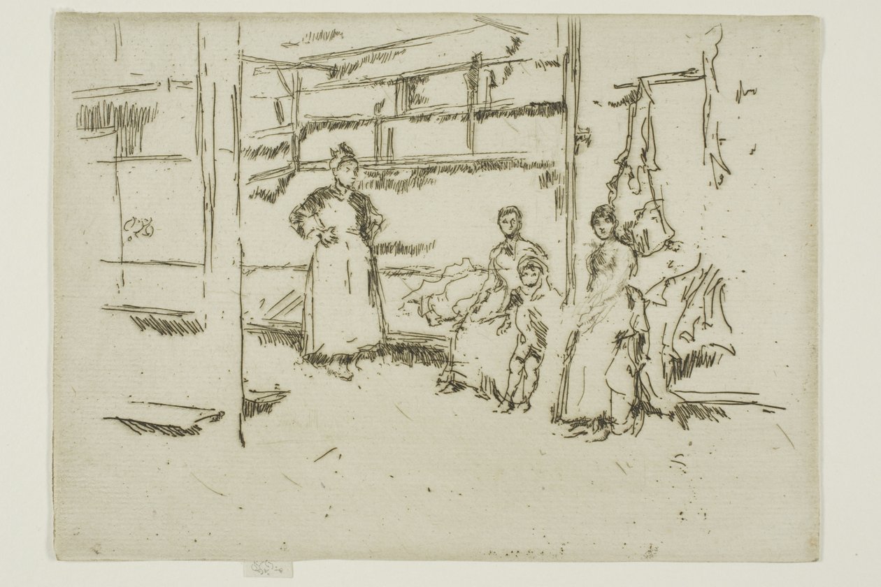 Après la vente, échange de vêtements, Houndsditch - James Abbott McNeill Whistler