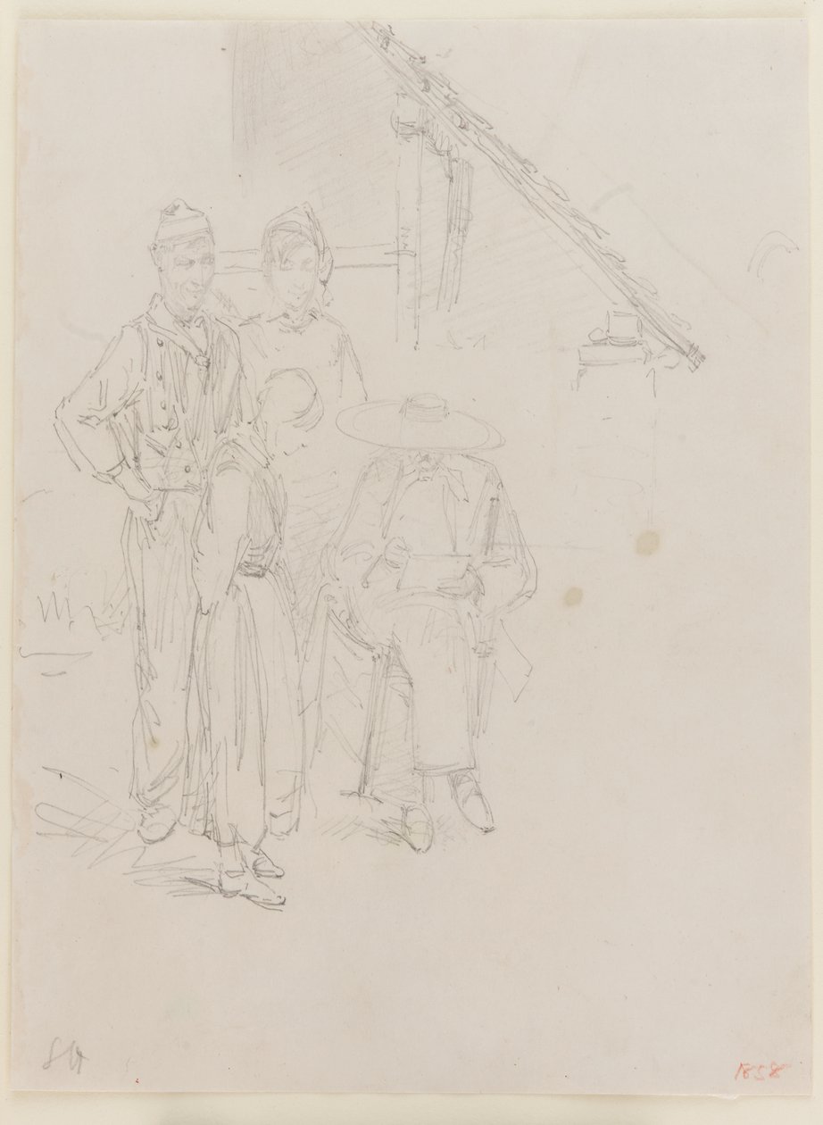 Un artiste dessinant - James Abbott McNeill Whistler