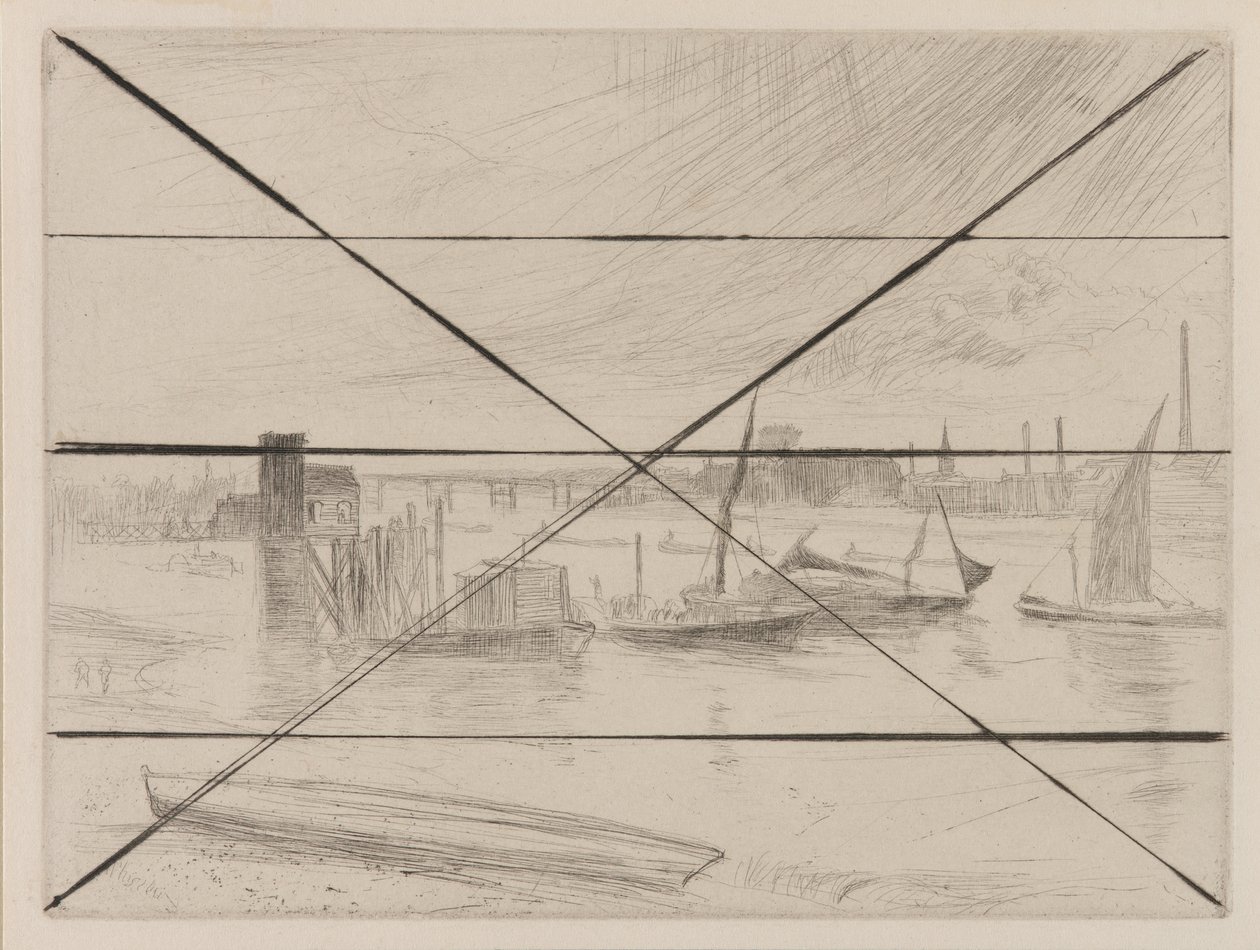 Aube à Battersea (Cadogan Pier) - James Abbott McNeill Whistler
