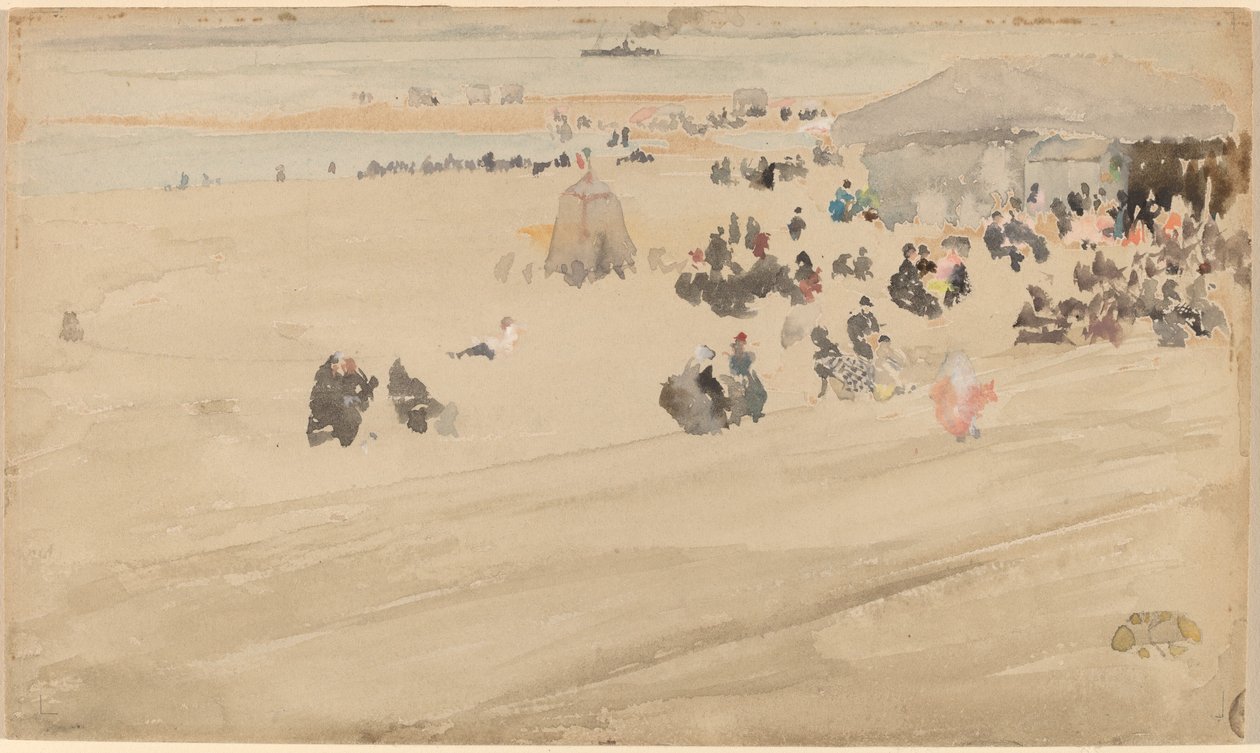 Scène de plage - James Abbott McNeill Whistler
