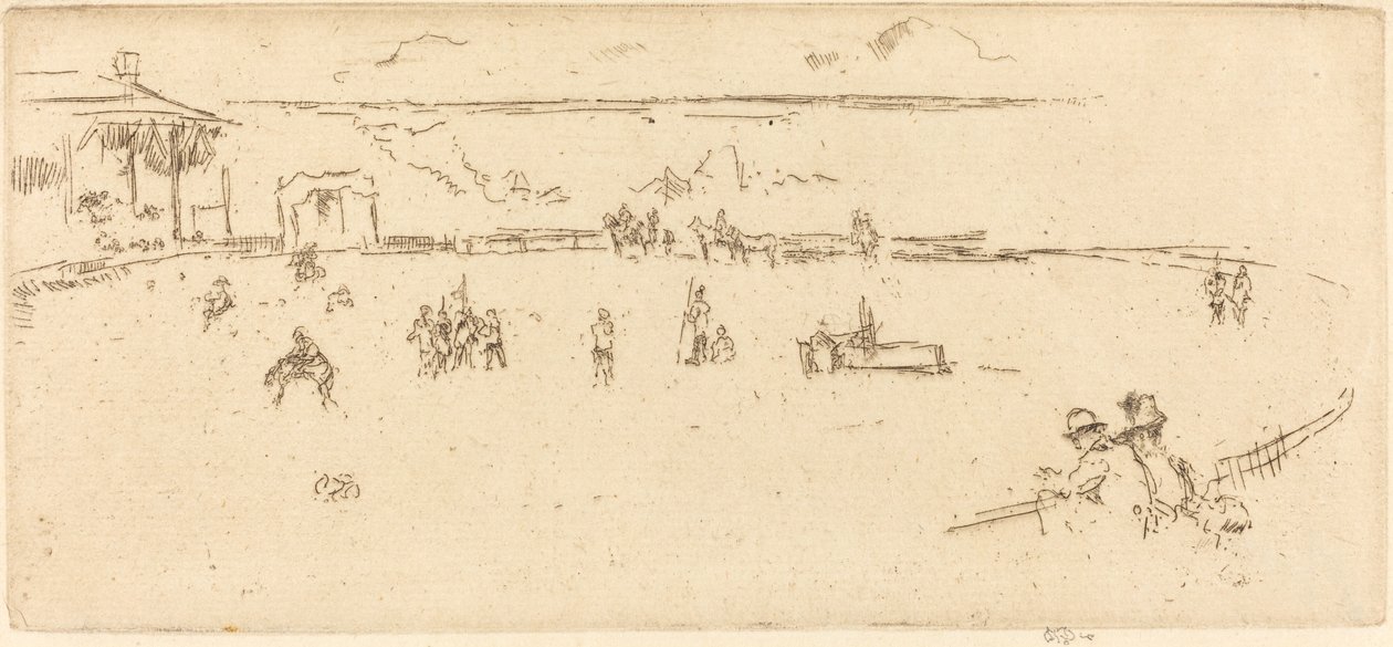 Cheval ruant - James Abbott McNeill Whistler