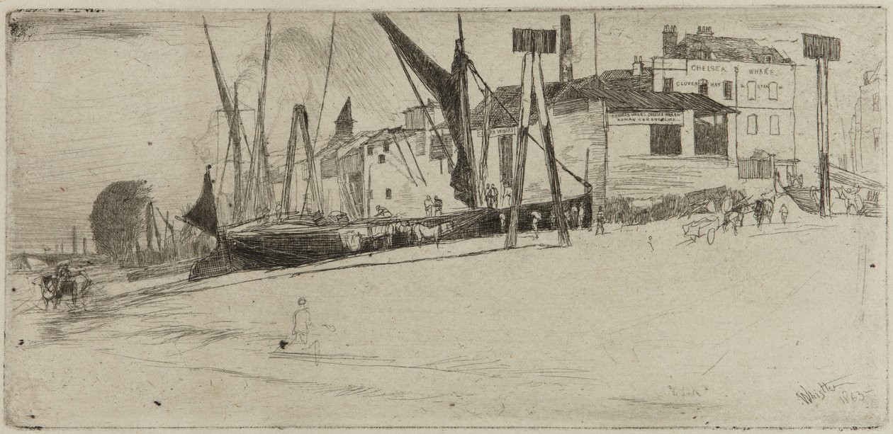 Quai de Chelsea - James Abbott McNeill Whistler