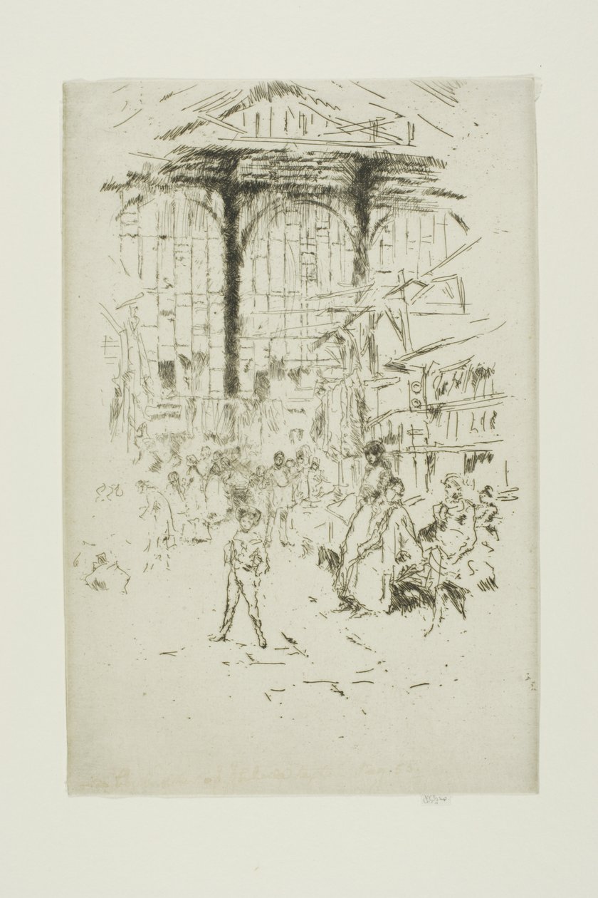 Échange de vêtements, Houndsditch, No. 2 - James Abbott McNeill Whistler