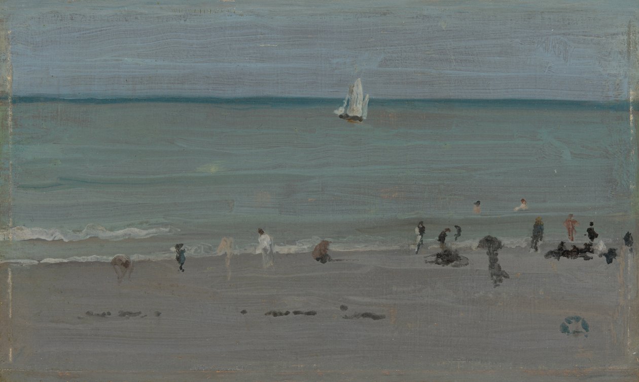 Scène côtière, baigneurs - James Abbott McNeill Whistler