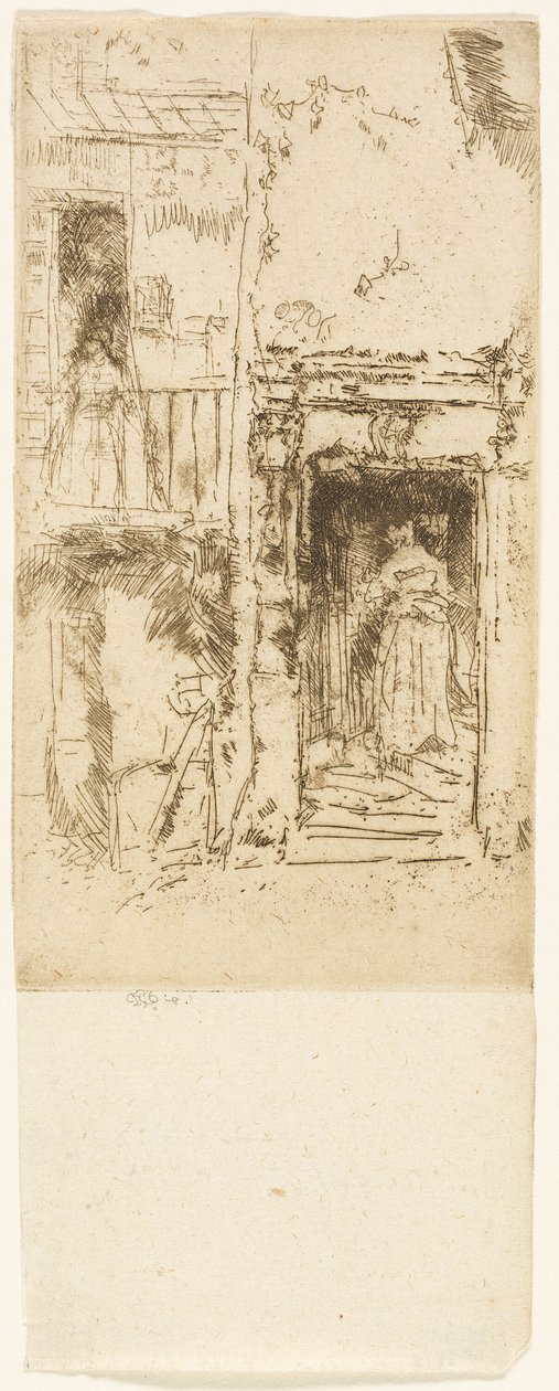 Porte, Écuries - Loches - James Abbott McNeill Whistler