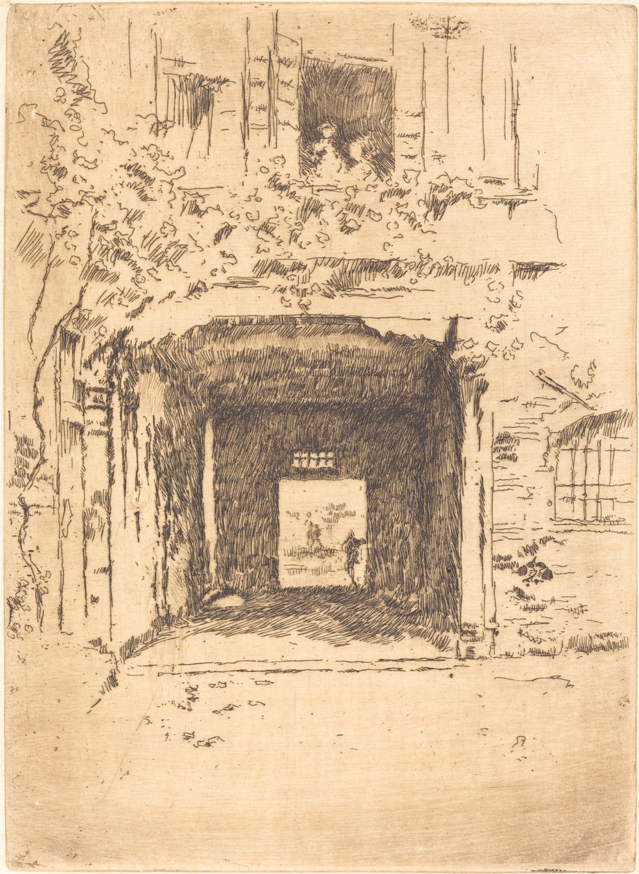 Porte et vigne - James Abbott McNeill Whistler