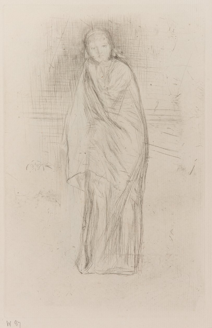 Modèle drapé - James Abbott McNeill Whistler