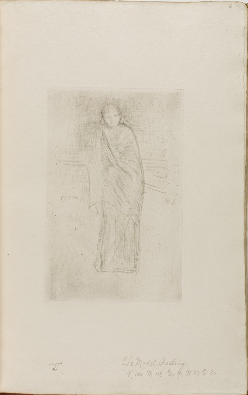 Modèle drapé - James Abbott McNeill Whistler