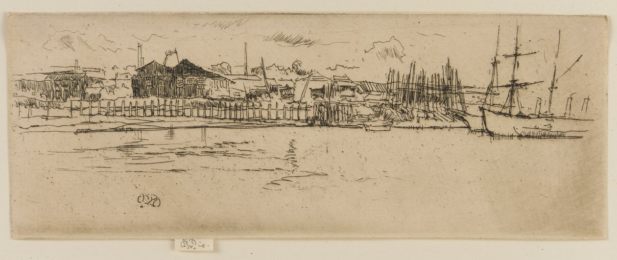 Chantiers navals, Southampton - James Abbott McNeill Whistler