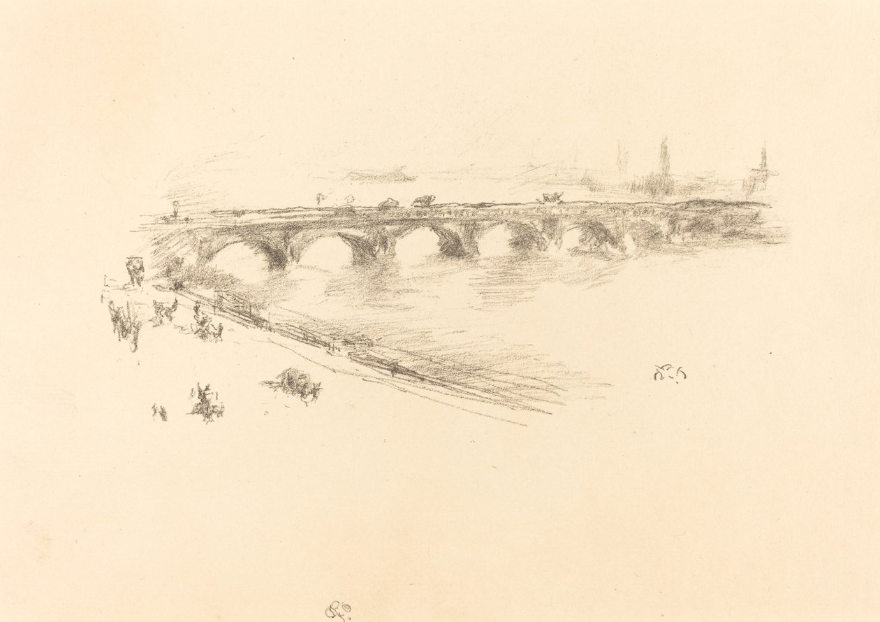Soir, Little Waterloo Bridge - James Abbott McNeill Whistler