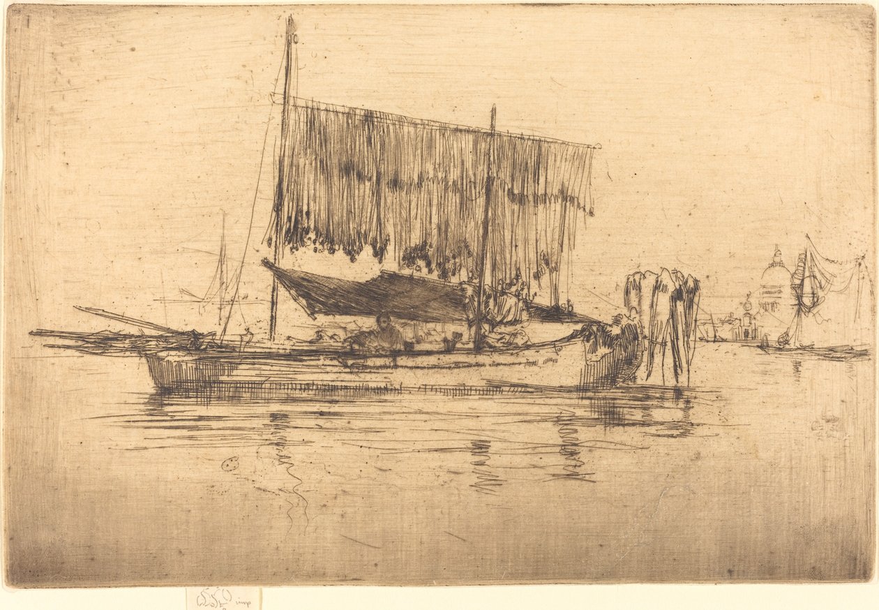 Bateau de pêche - James Abbott McNeill Whistler
