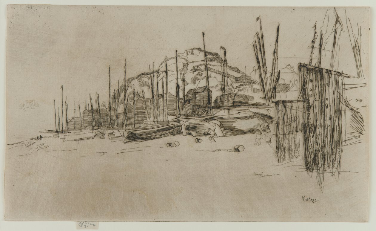 Bateaux de pêche, Hastings - James Abbott McNeill Whistler