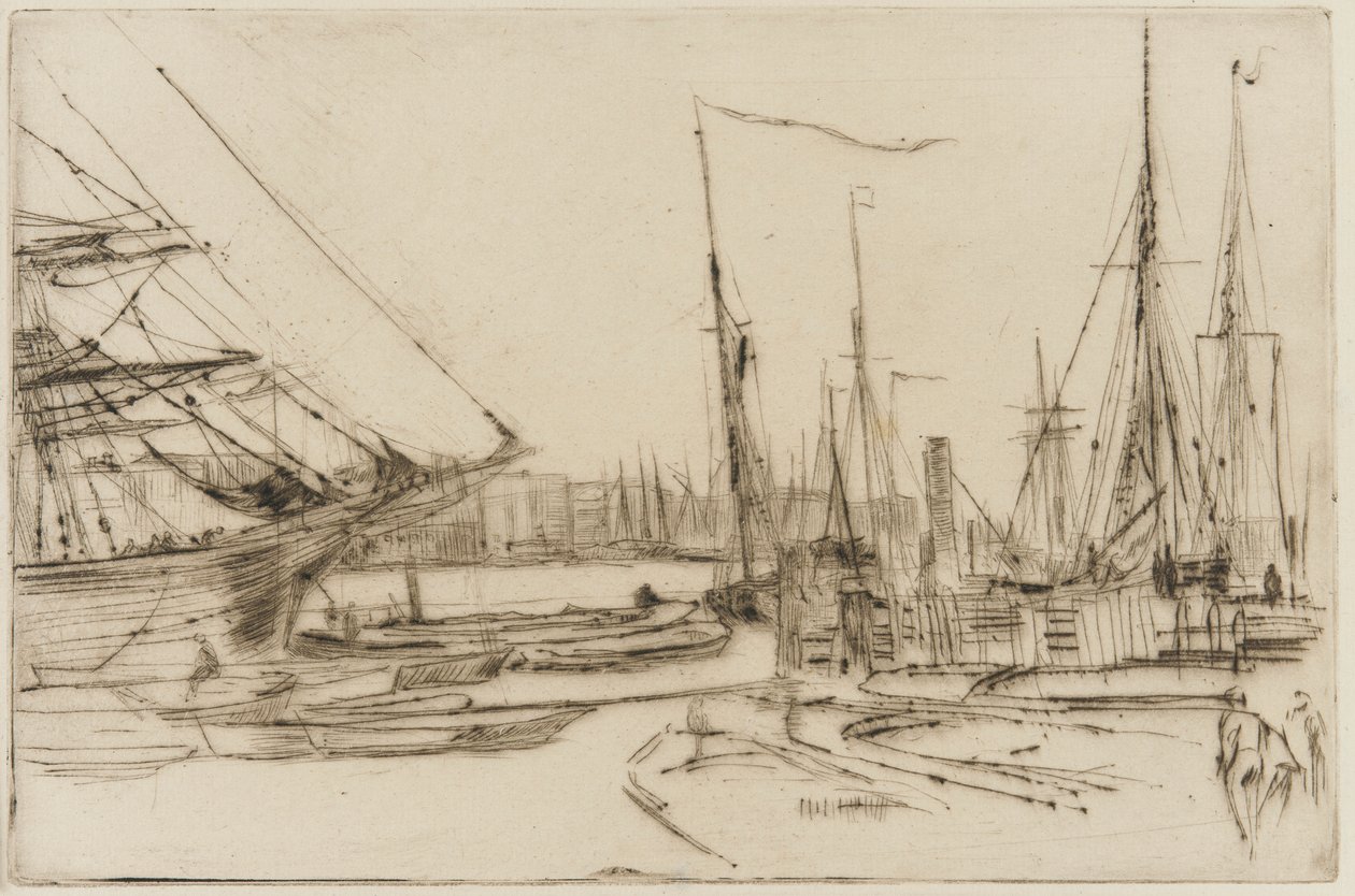 De Billingsgate - James Abbott McNeill Whistler