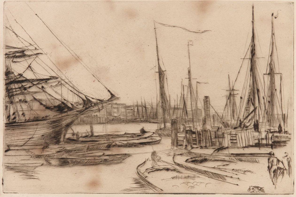 De Billingsgate - James Abbott McNeill Whistler