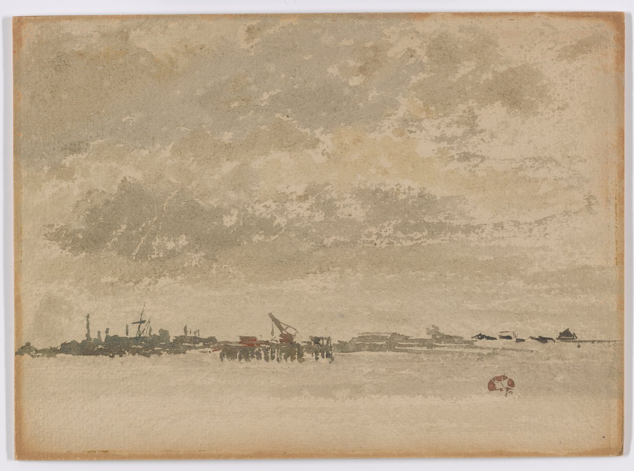 Gris et argent – Purfleet - James Abbott McNeill Whistler
