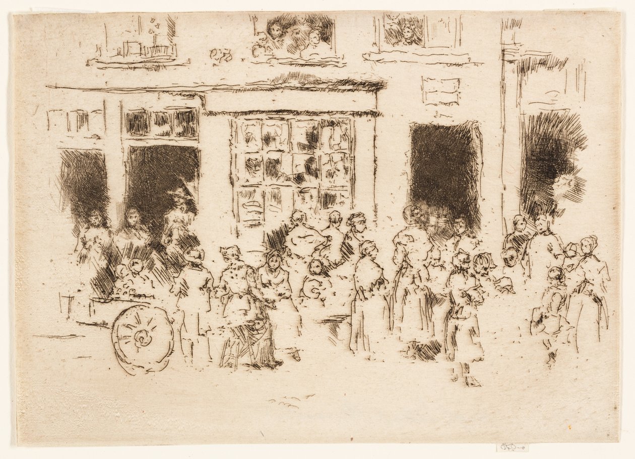 Rue Haute, Bruxelles - James Abbott McNeill Whistler
