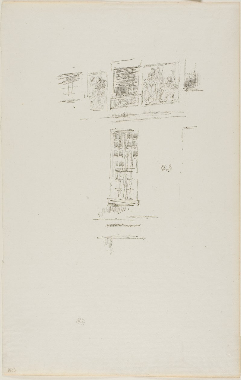 Hôtel Colbert, fenêtres - James Abbott McNeill Whistler