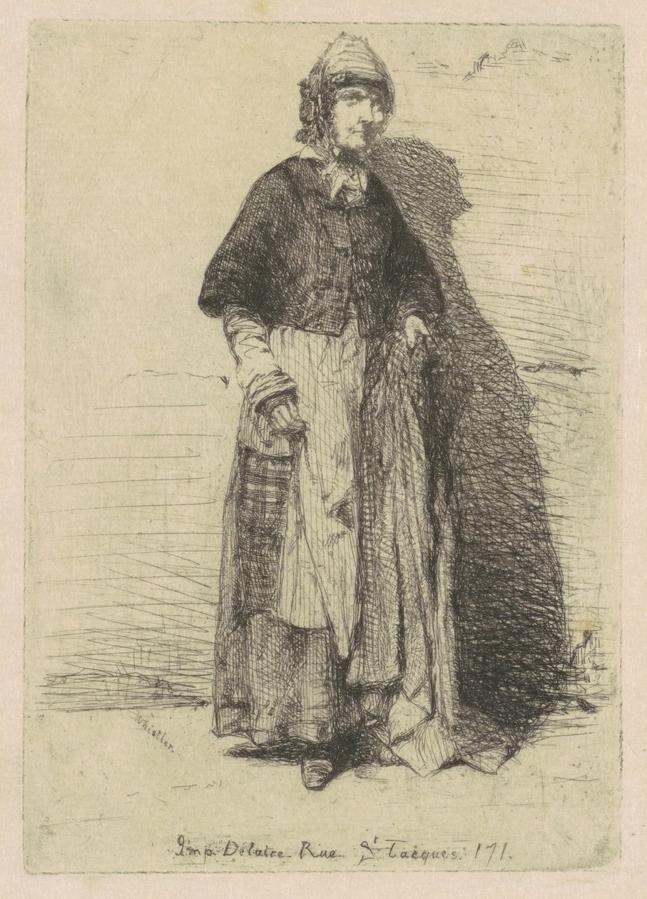 La Mère Gérard - James Abbott McNeill Whistler