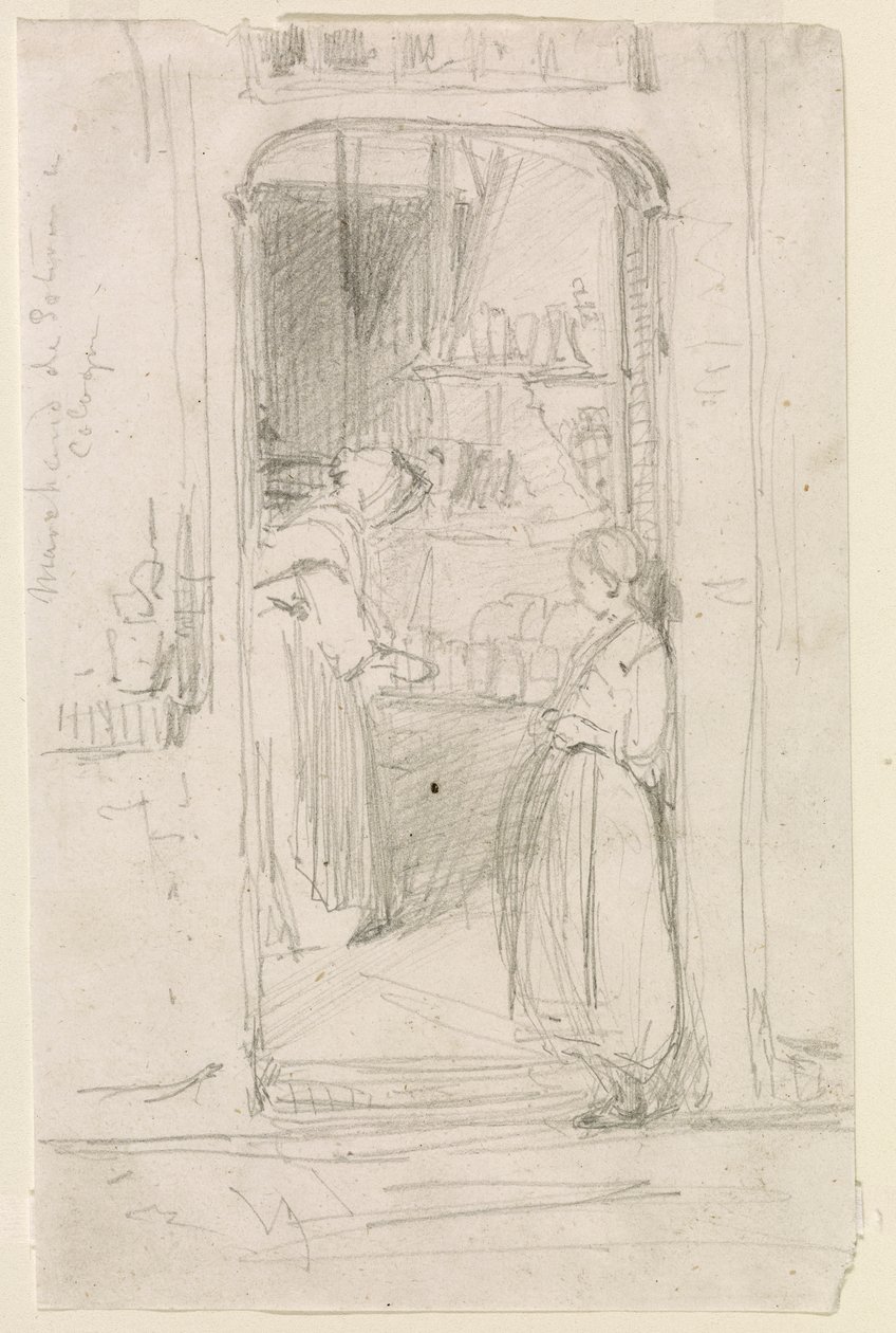 Marchand de potirons à Cologne - James Abbott McNeill Whistler