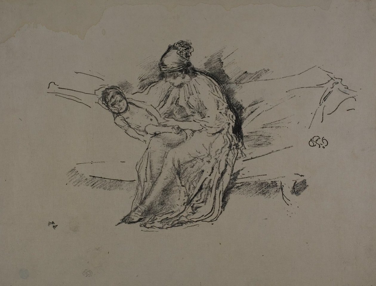 Mère et enfant, n° 4 - James Abbott McNeill Whistler