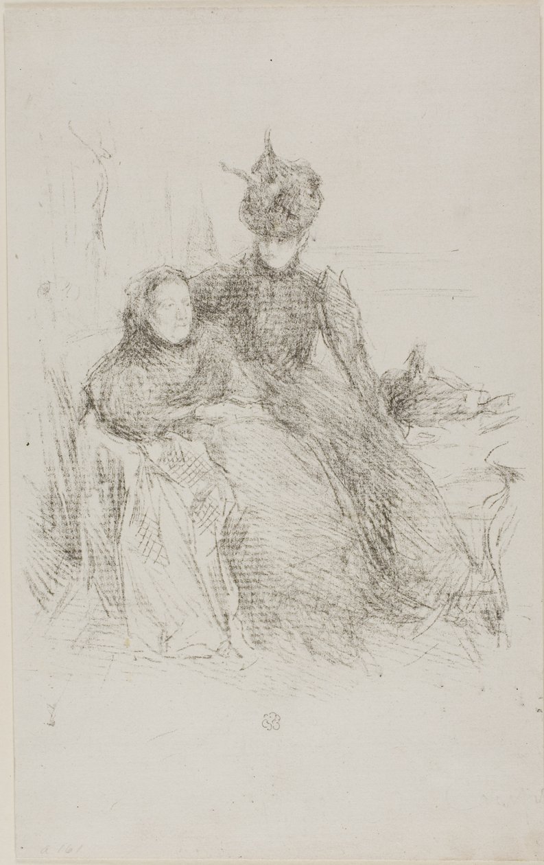 Mère et Fille [La Mère Malade] - James Abbott McNeill Whistler