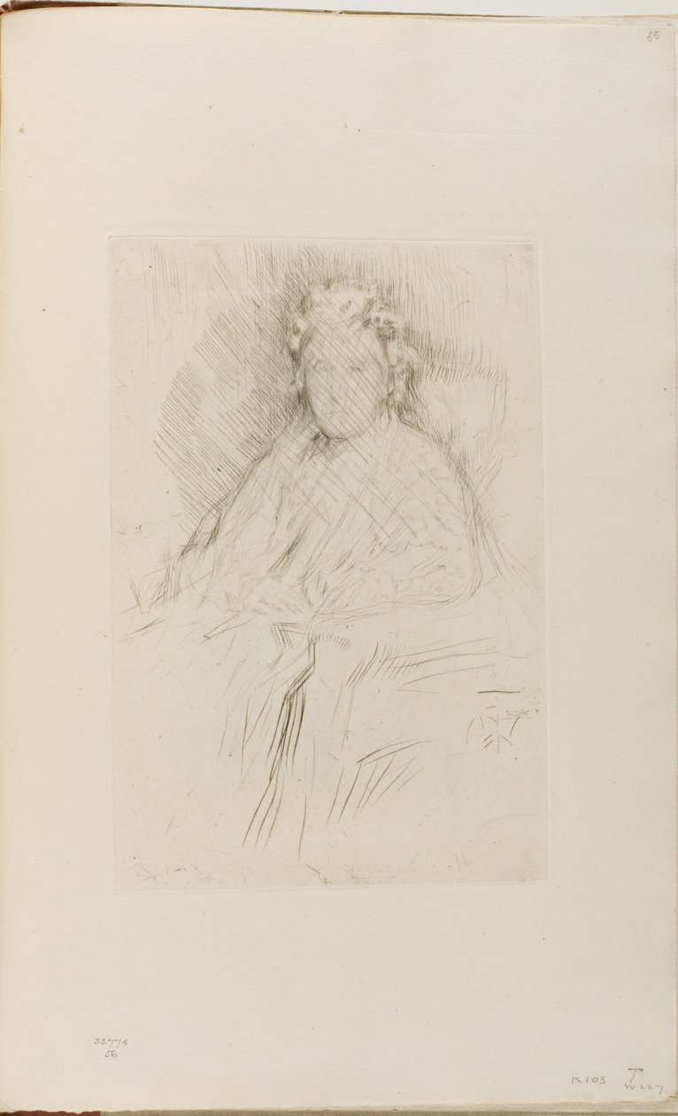 Mme Leyland, Sr. - James Abbott McNeill Whistler