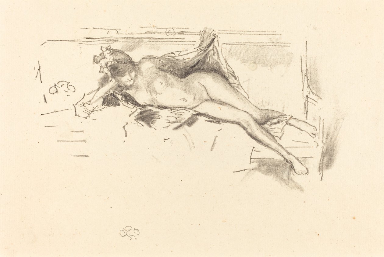 Modèle nu, allongé - James Abbott McNeill Whistler