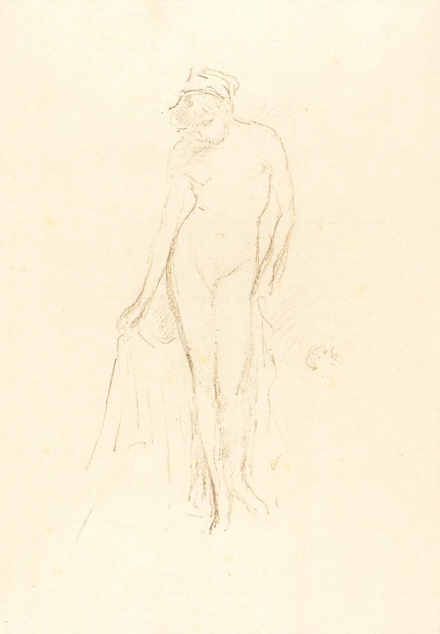 Modèle nu, debout - James Abbott McNeill Whistler