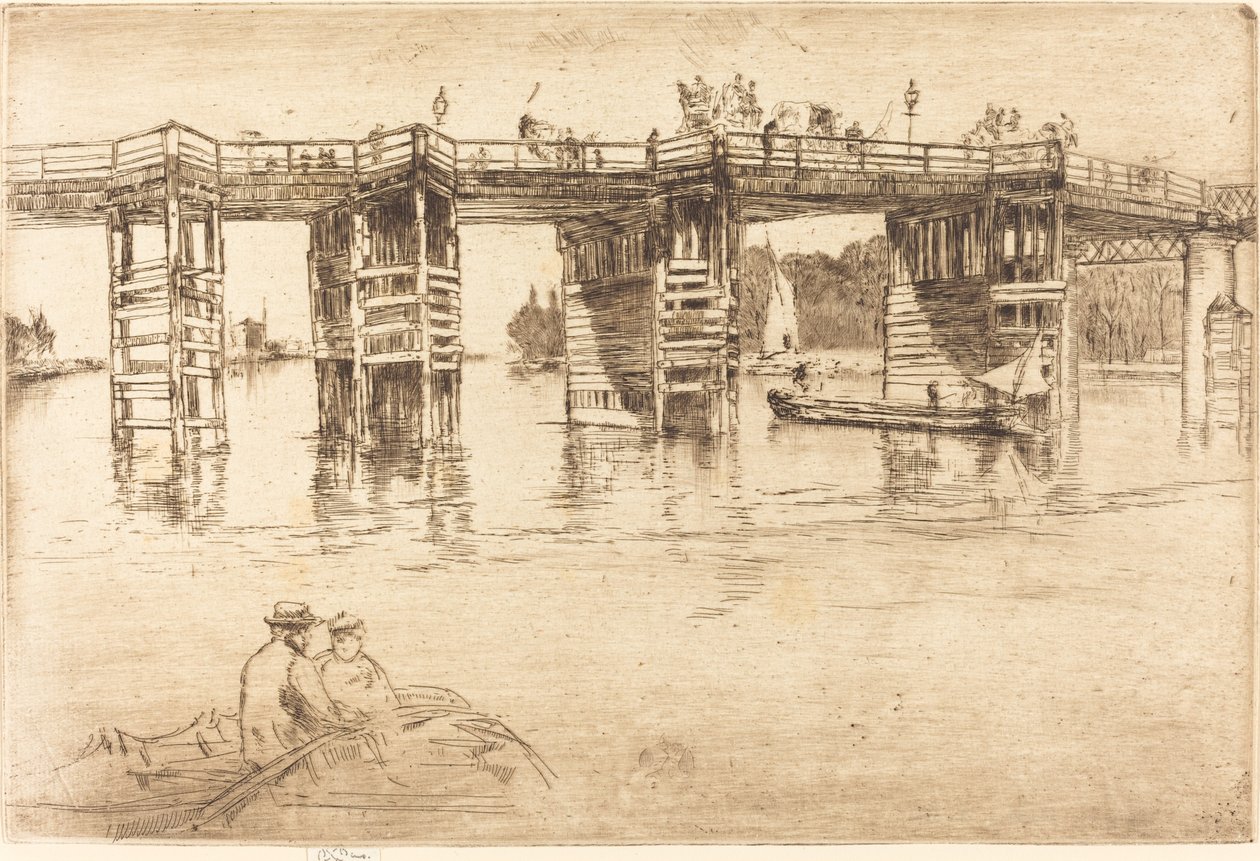 Vieux Pont de Putney - James Abbott McNeill Whistler