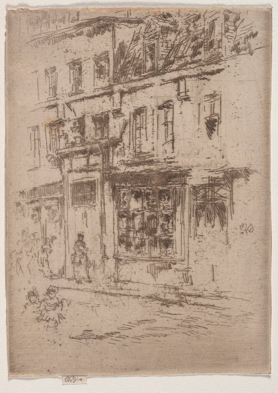 Petite Rue au Beurre, Brussels - James McNeill Whistler