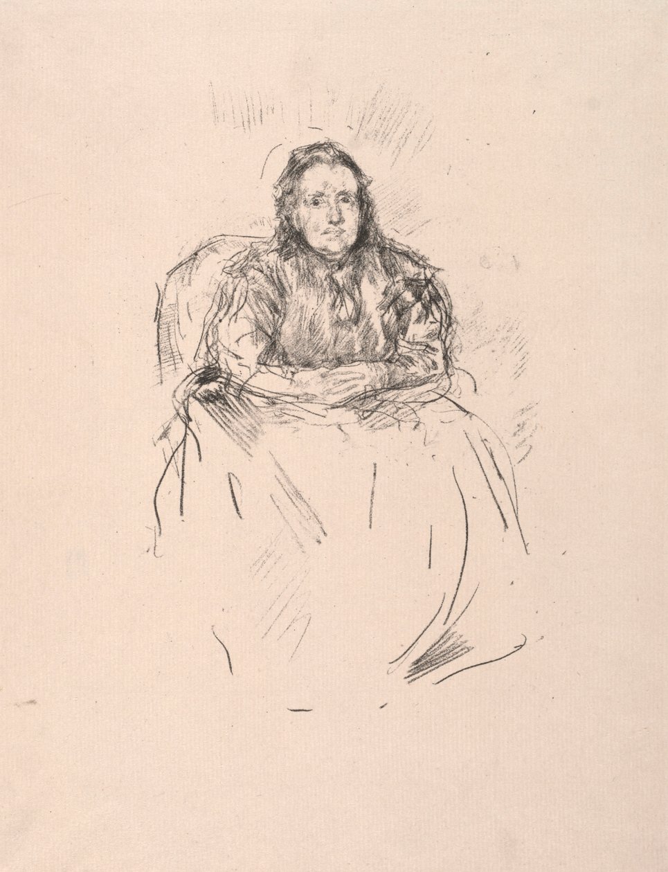 Étude de portrait - Mme Phillip - James McNeill Whistler