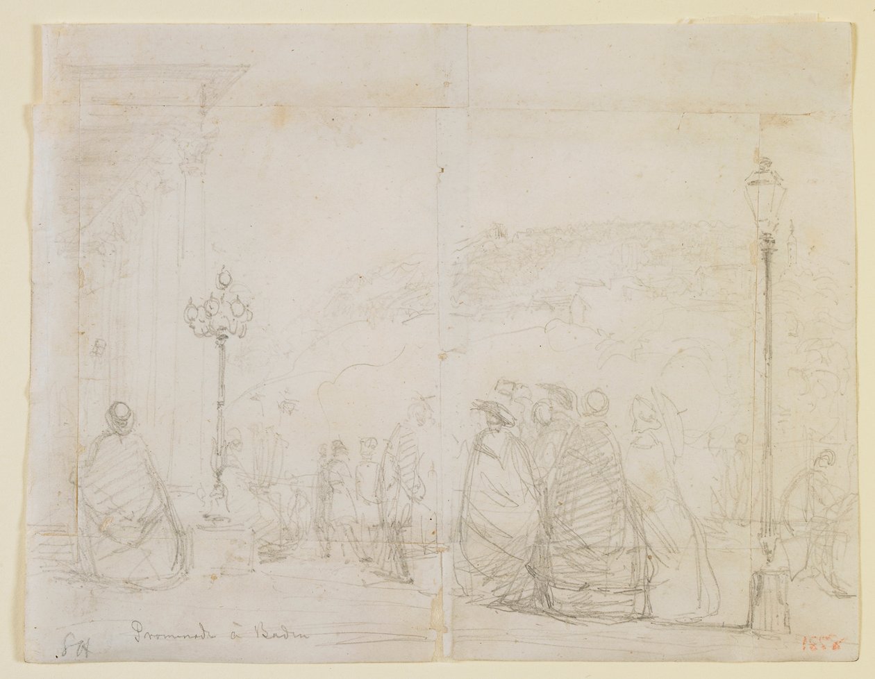 Promenade à Baden - James Abbott McNeill Whistler