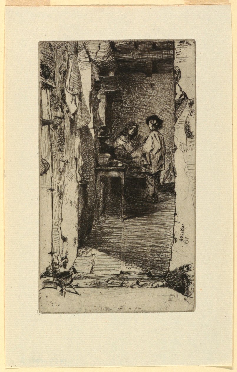 Chiffonniers, Quartier Mouffetard, Paris - James Abbott McNeill Whistler