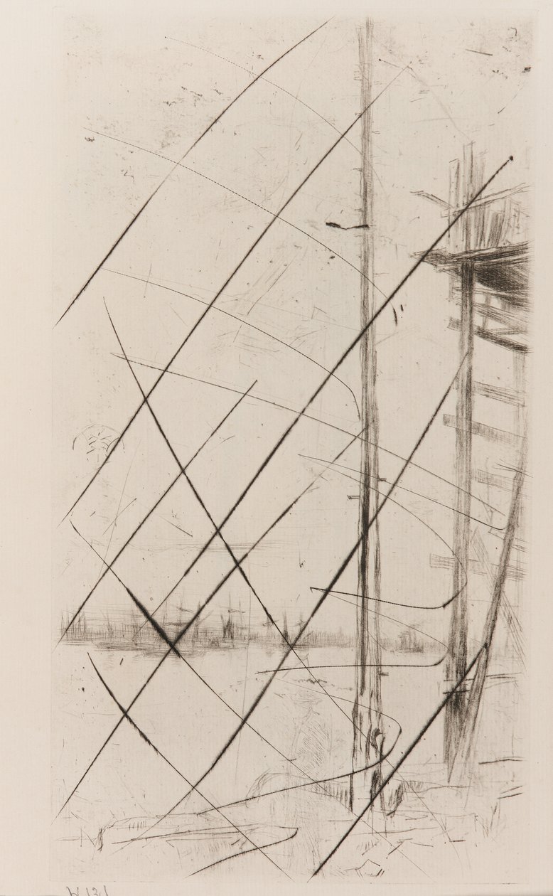 Chantier naval, Liverpool - James Abbott McNeill Whistler