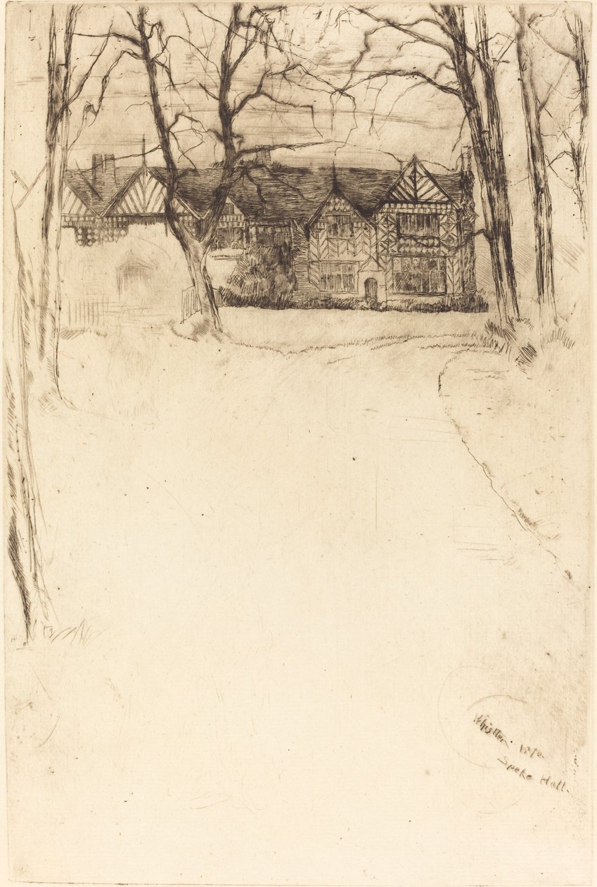 Speke Hall, No.1 - James Abbott McNeill Whistler