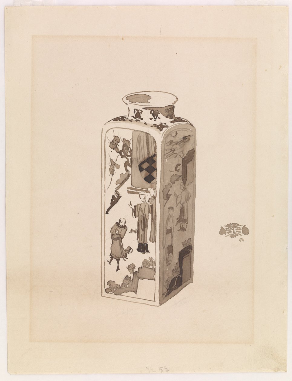 Boîte carrée à col extensible - James Abbott McNeill Whistler