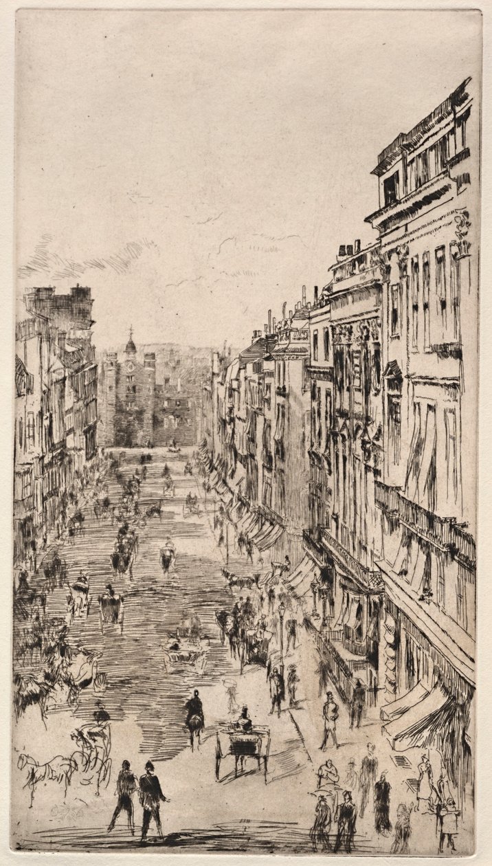Rue St. James - James McNeill Whistler