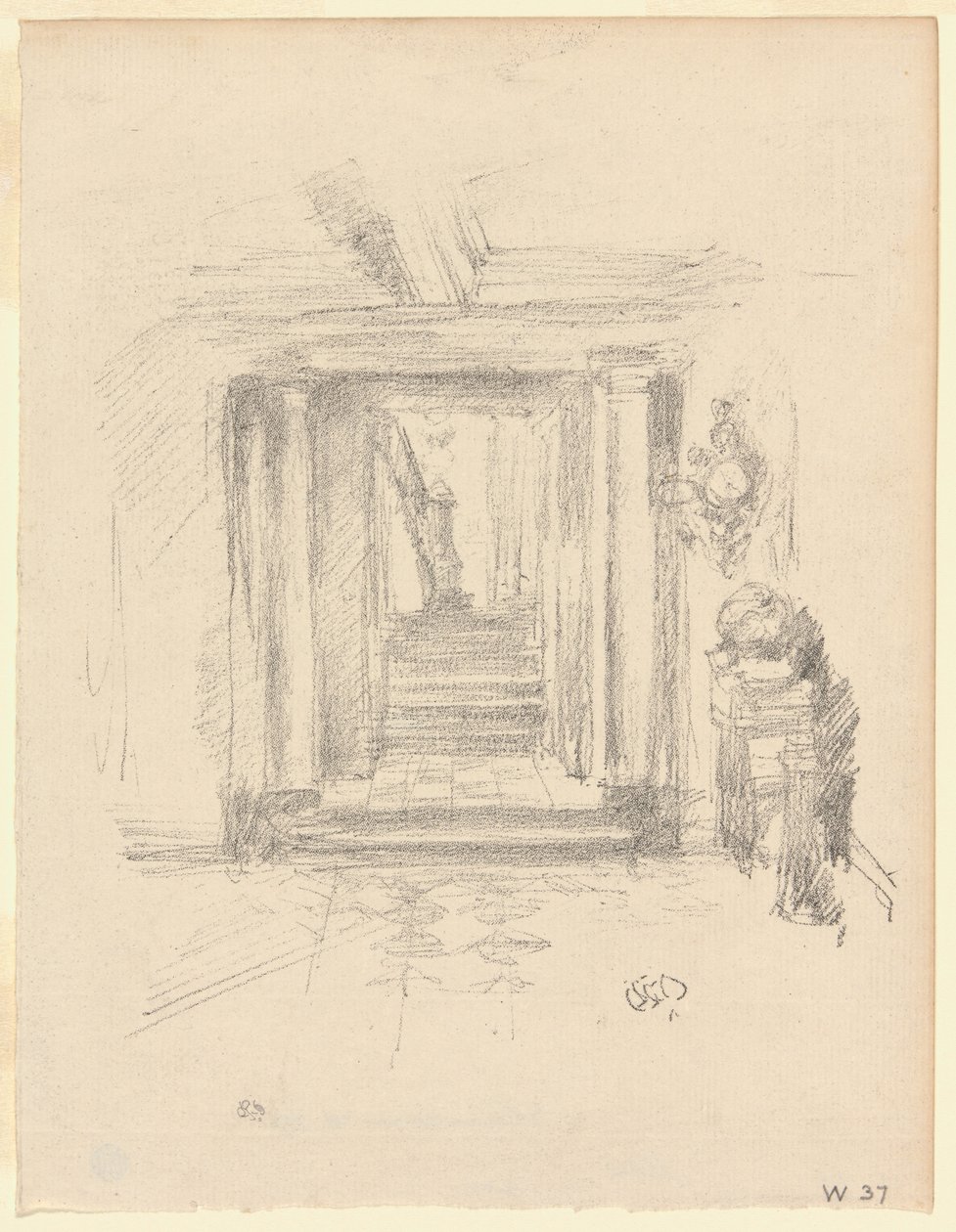 Escalier - James Abbott McNeill Whistler