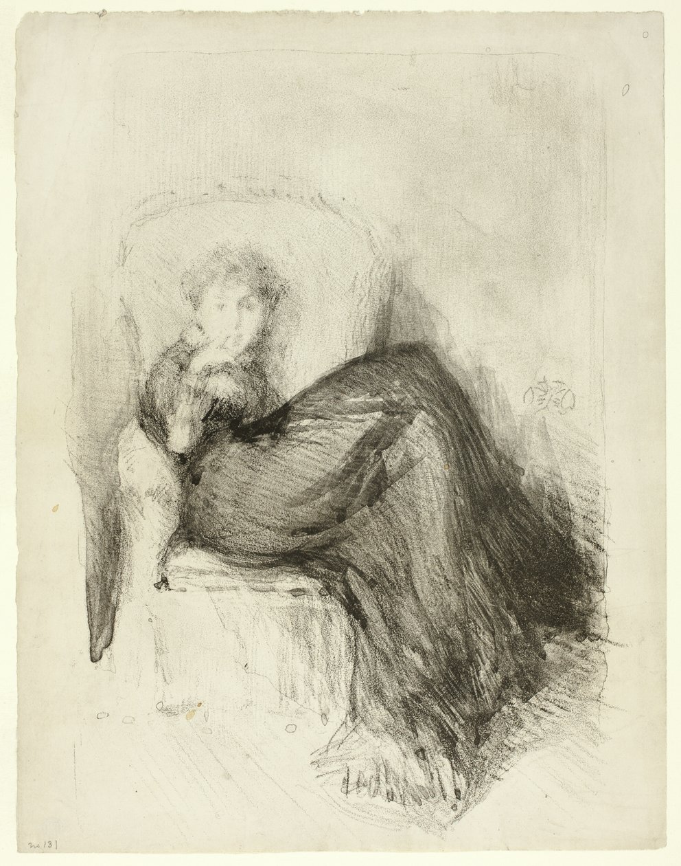 Étude : Maud assise - James Abbott McNeill Whistler